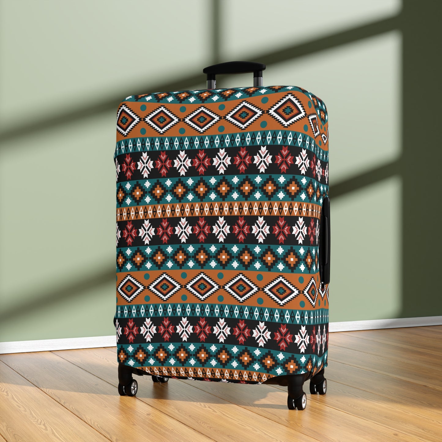 Aztec Luggage Cover - Stylish Travel Protection for Suitcases
