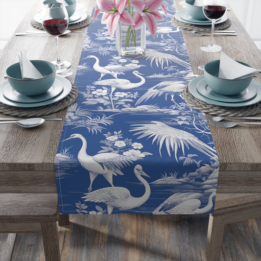 Chinoiseries Table Runner - Cotton Twill & Polyester
