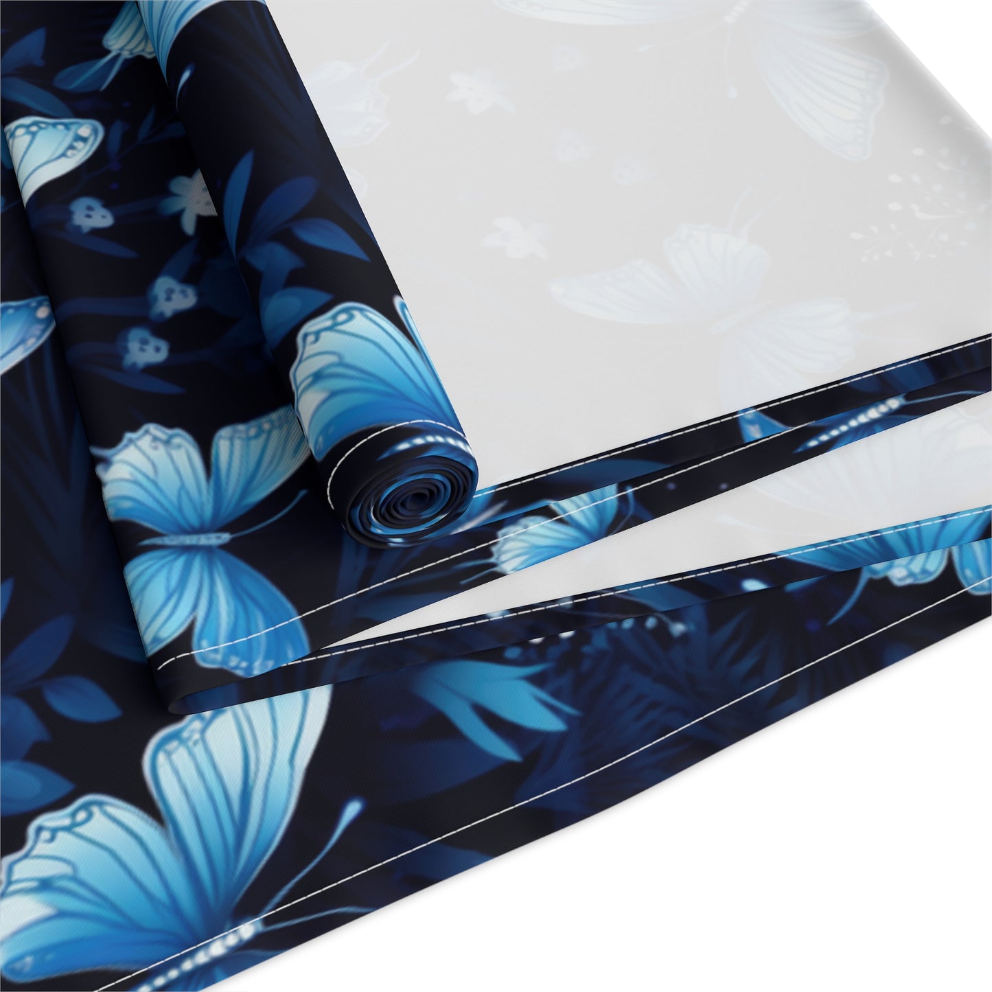 Butterfly Table Runner - Vibrant Patterns, Cotton Twill or Polyester - Perfect for Home Decor & Unique Gifts