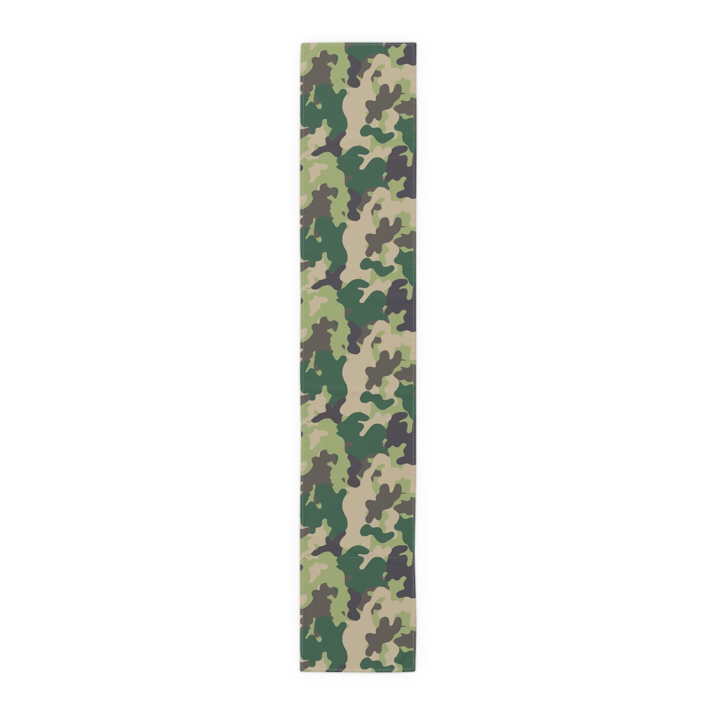 Camouflage Table Runner - Durable Cotton Twill or Polyester - Perfect for Outdoor Enthusiasts & Home Decor