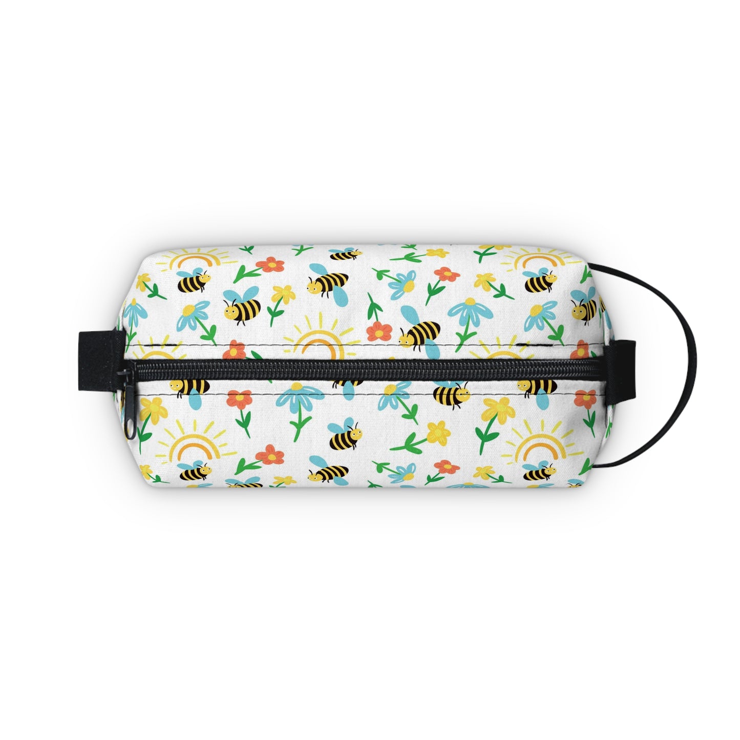 Honey Bee Toiletry Bag | Buzzing Bee Design | Water-Resistant & Eco-Friendly Organizer for Camping, Travel, College