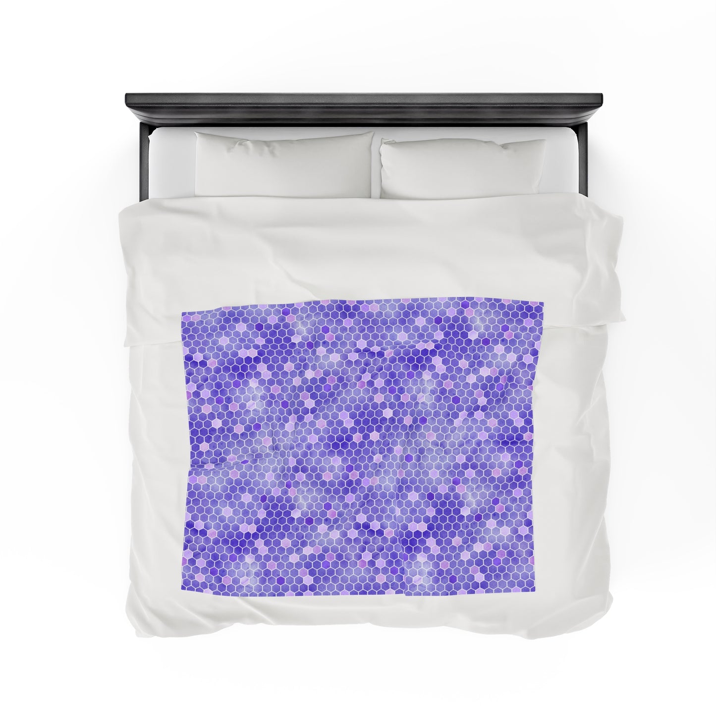 Honey Bee Velveteen Plush Blanket | Soft, Nature-Inspired, Luxurious and Comforting | Available in Multiple Sizes