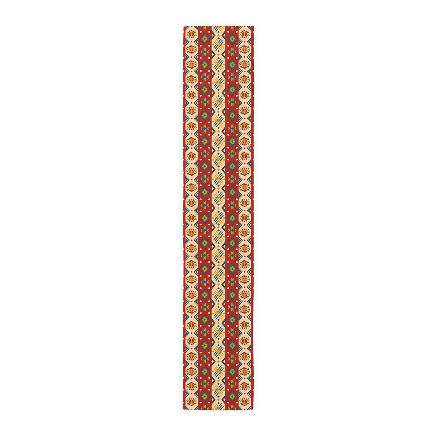 Aztec-Inspired Table Runner - Bold Patterns, Cotton Twill or Polyester - Ideal for Home Decor & Unique Gifts