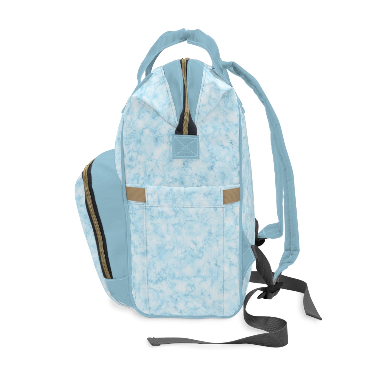 Marble Diaper Backpack - Multifunctional & Durable Nappy Bag with Elegant Marble Patterns, Perfect for Stylish Parents