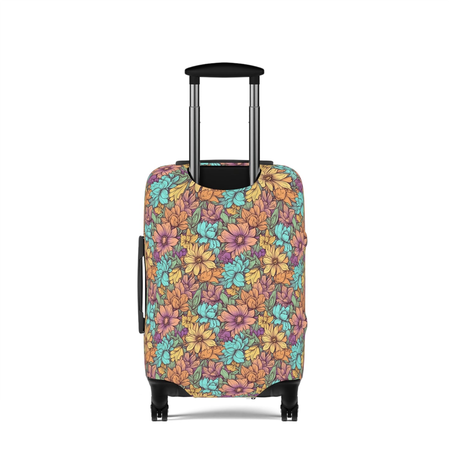 Boho Floral Luggage Cover - Trendy Travel Floral Suitcases Cover