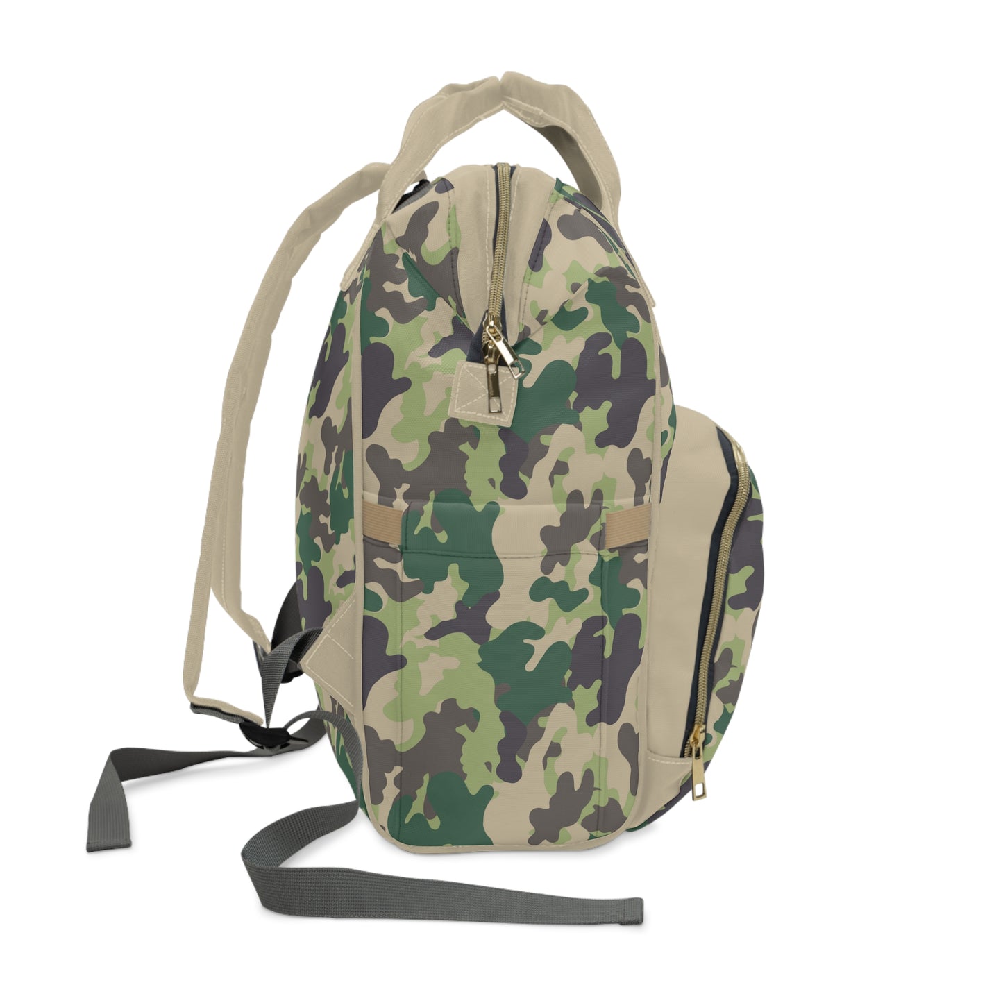 Camouflage Diaper Backpack - Durable Nylon Camo Baby Bag for Outdoorsy Parents, Spacious & Multifunctional Camo Diaper Backpack