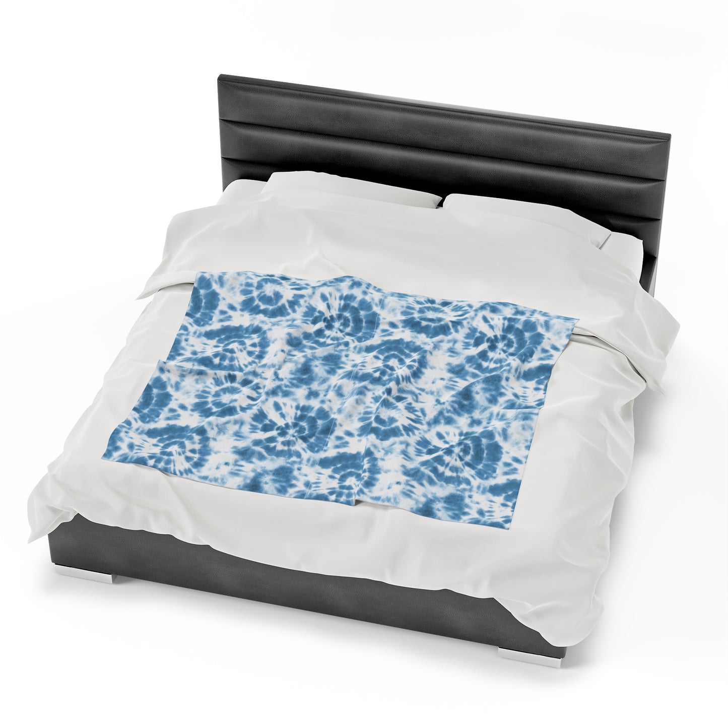 Tie Dye Velveteen Plush Blanket | Soft, Colorful, and Comforting | Available in Multiple Sizes