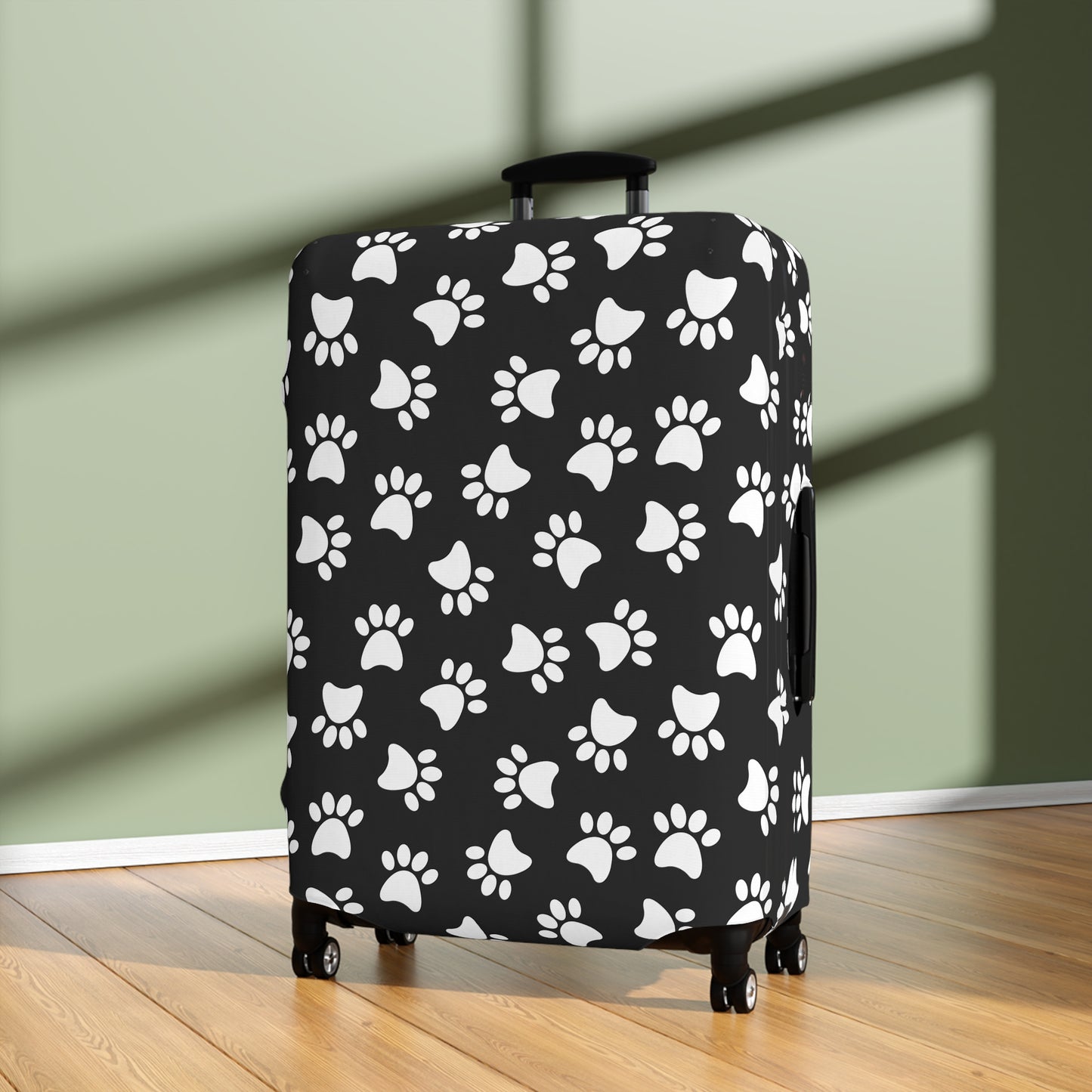 Paw Print Luggage Cover - Stylish Paw Print Suitcase Protector