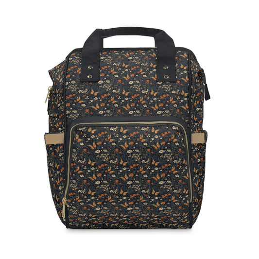 Elegant Butterfly Diaper Backpack - Lightweight & Durable Nylon Baby Bag with Beautiful Butterfly Motifs, Ideal for On-The-Go Parents