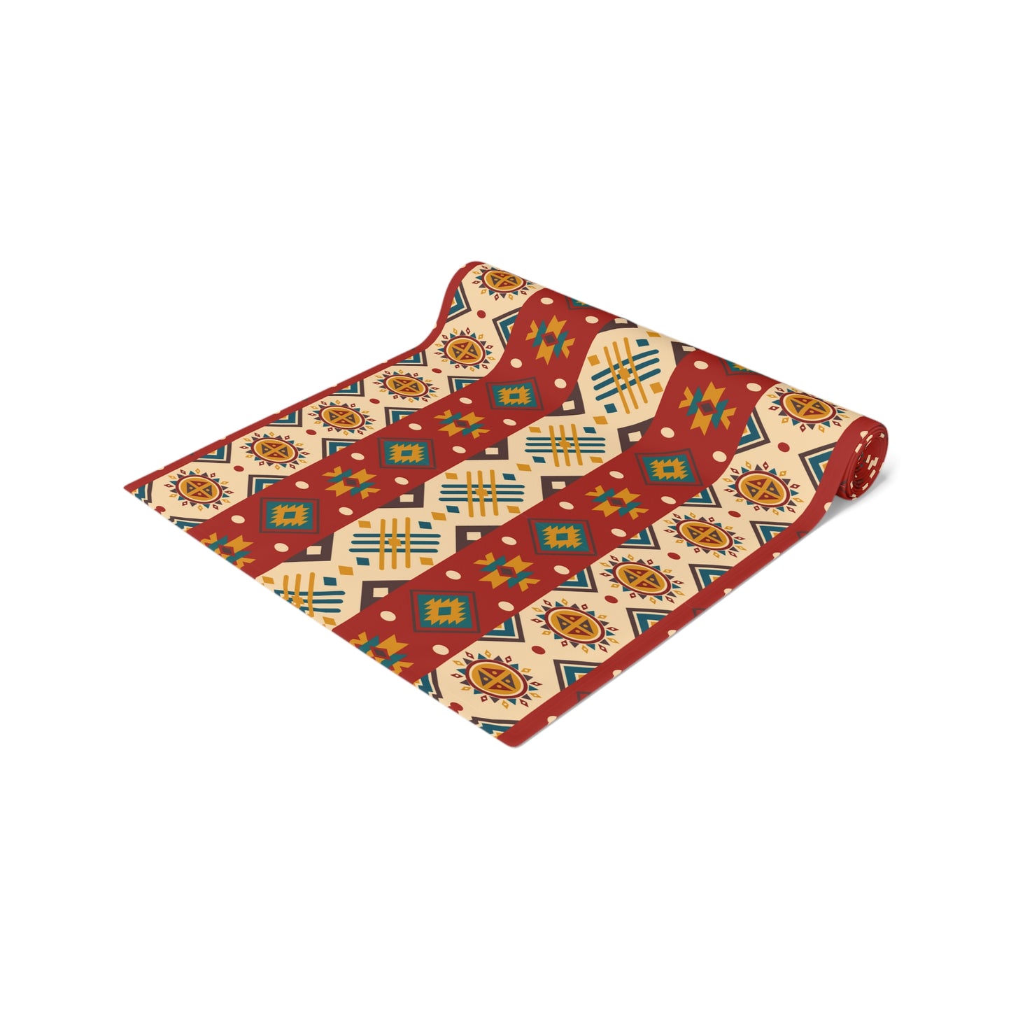 Aztec-Inspired Table Runner - Bold Patterns, Cotton Twill or Polyester - Ideal for Home Decor & Unique Gifts