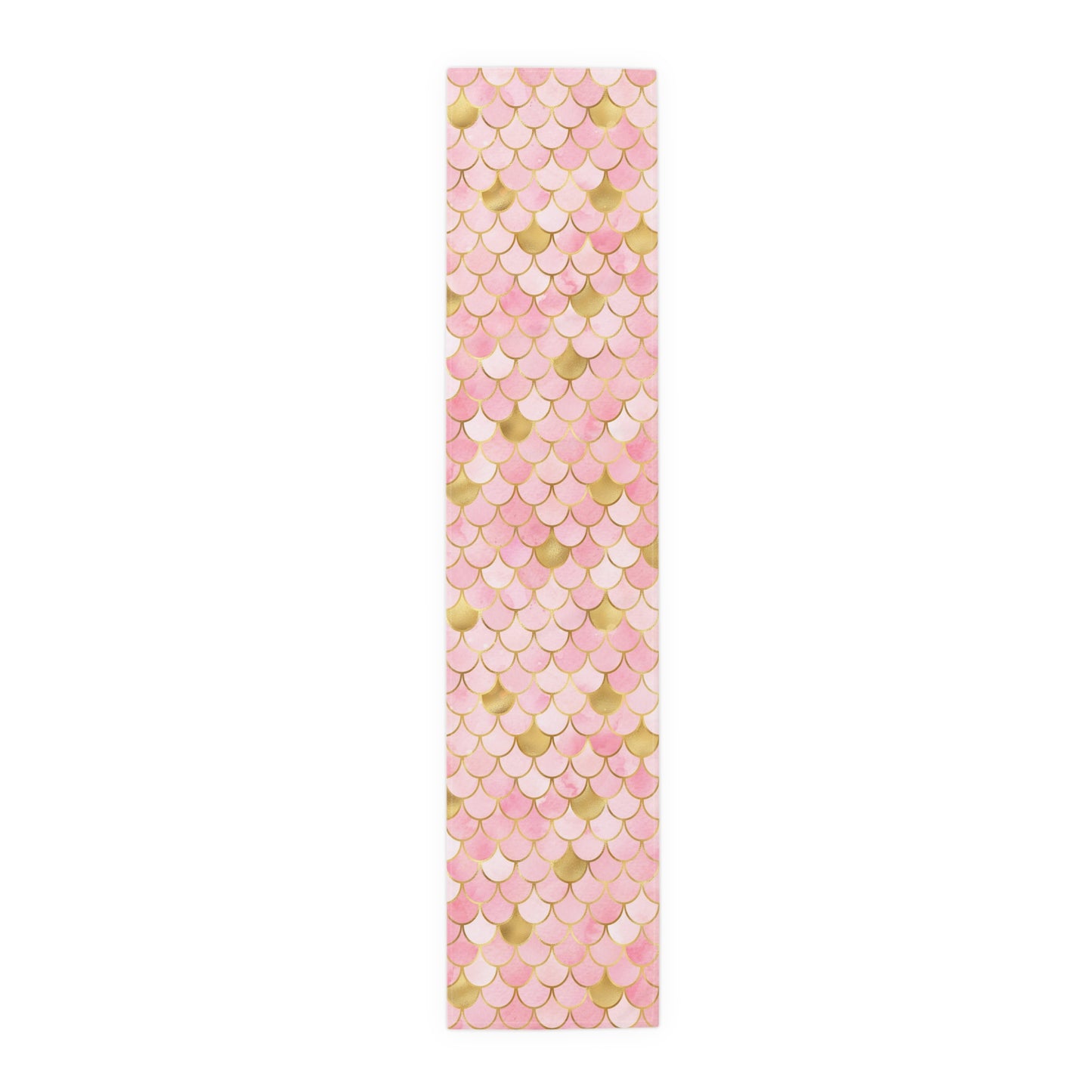 Mermaid Print Table Runner - Mystical Sea Charm, Cotton Twill or Polyester - Perfect for Enchanting Home Decor