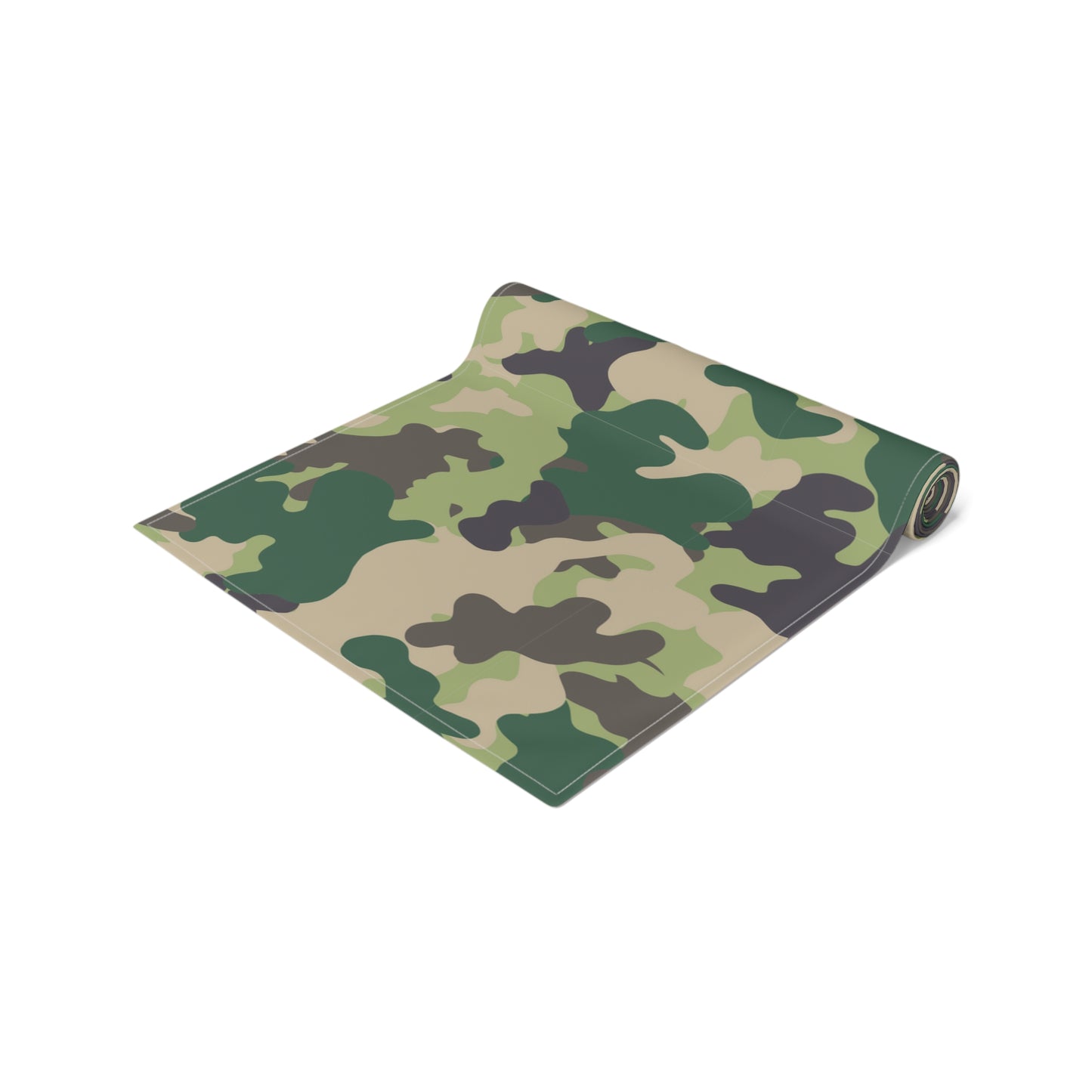 Camouflage Table Runner - Durable Cotton Twill or Polyester - Perfect for Outdoor Enthusiasts & Home Decor