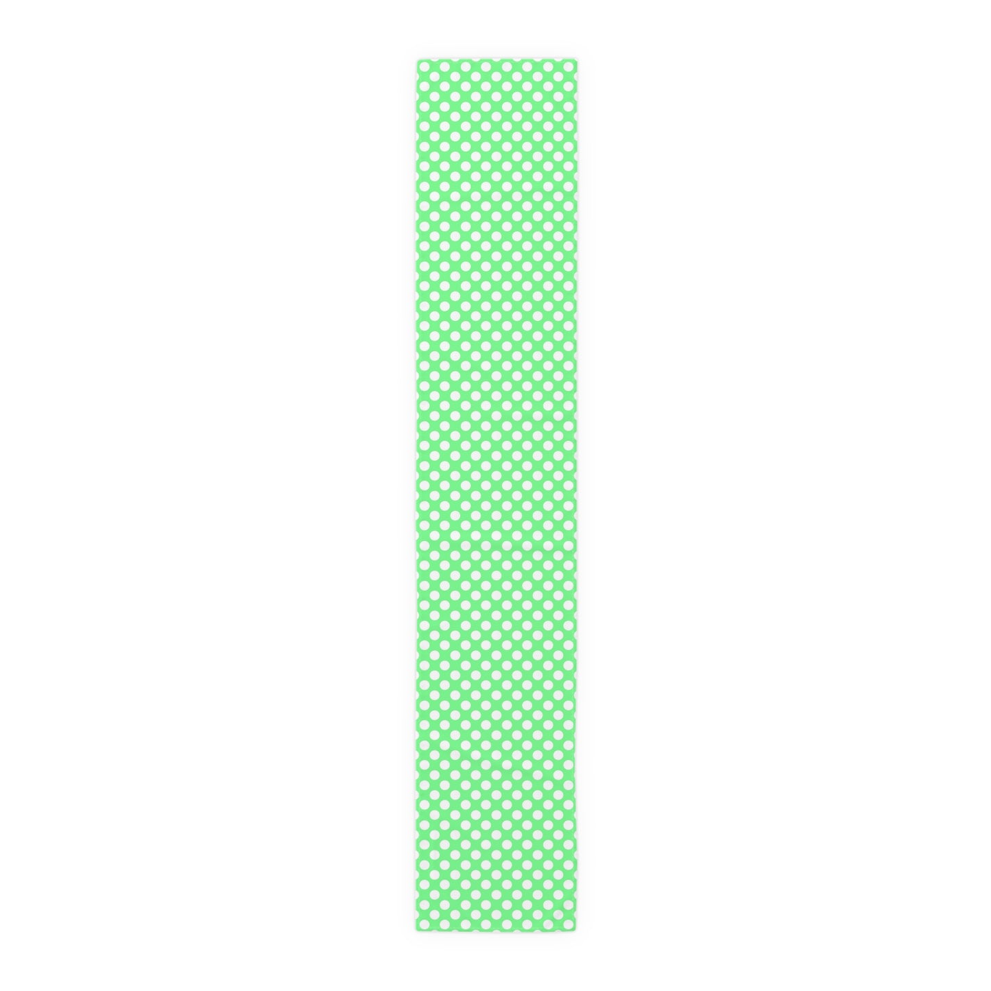 Pastel Polka Dot Table Runner - Soft Elegance, Cotton Twill or Polyester - Perfect for Playful & Light Home Decor