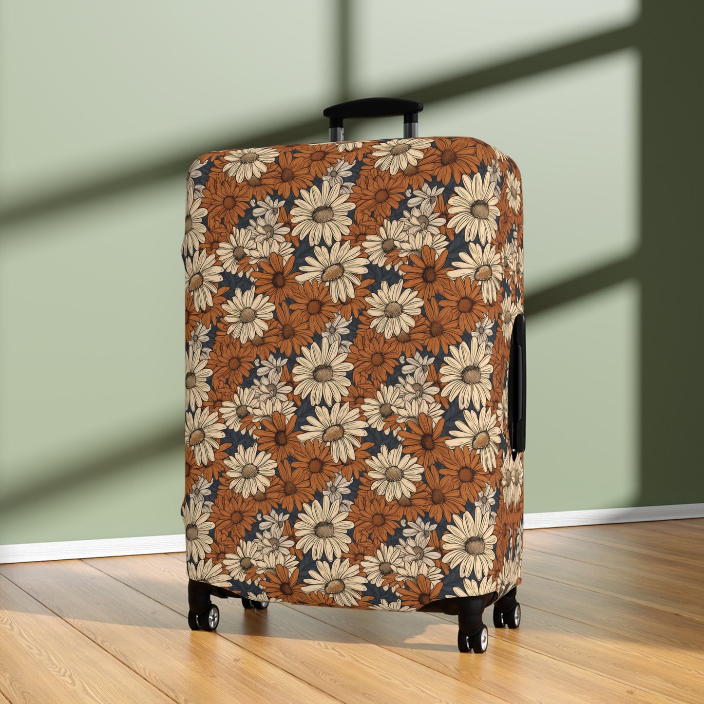 Daisy Luggage Cover - Daisy Floral Suitcase Protector