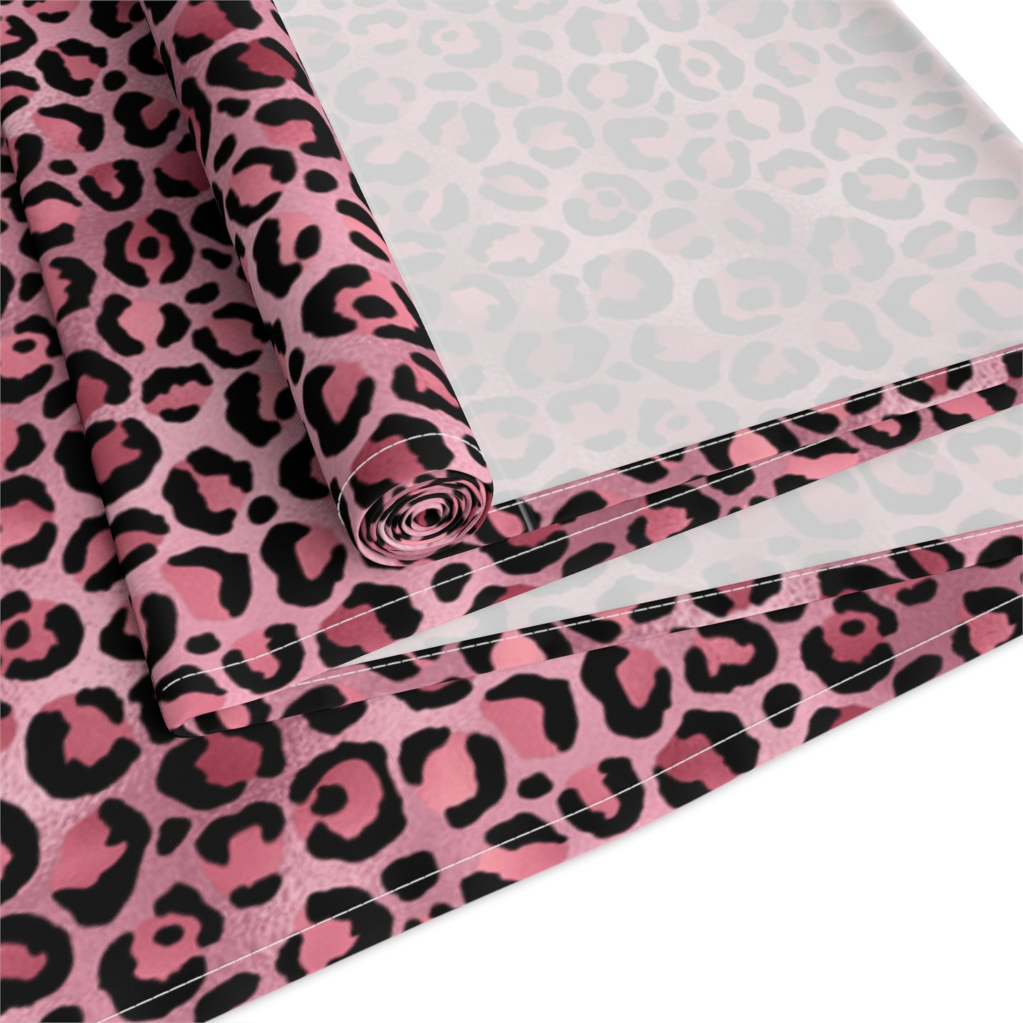 Leopard Print Table Runner - Bold Exotic Elegance, Cotton Twill or Polyester - Perfect for Safari & Glamorous Home Decor