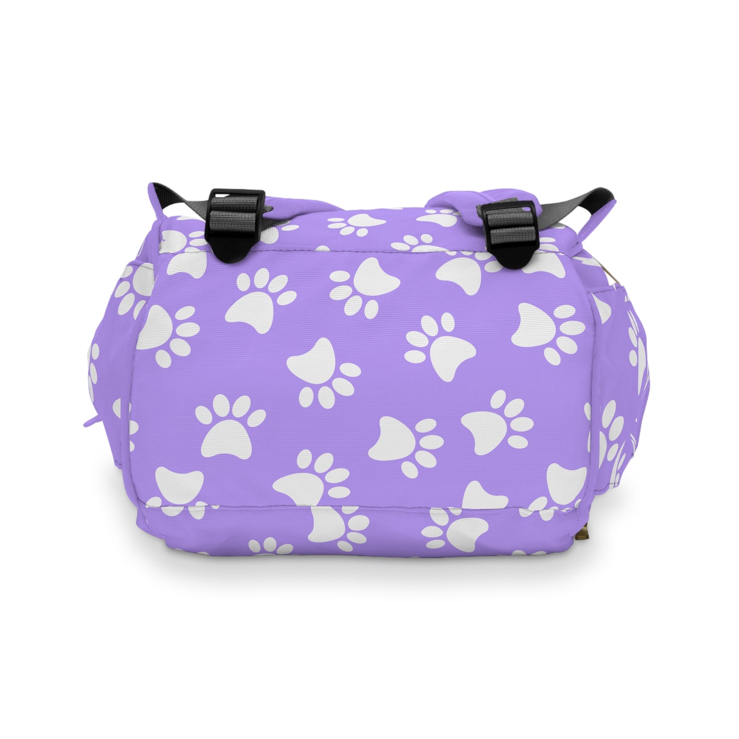 Paw Print Diaper Backpack - Cute & Durable Nappy Bag, Spacious Organized Design for Pet-Owning Parents