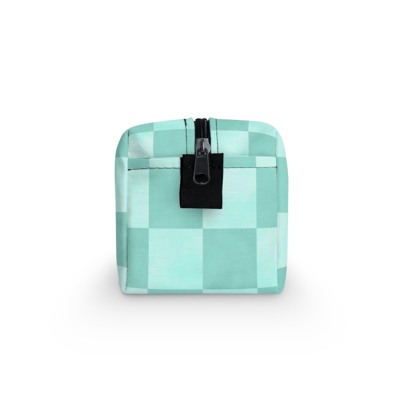 Pastel Checkers Toiletry Bag - Water-Resistant & Chic Cosmetic Organizer - Lightweight Travel Pouch - Elegant Bathroom Accessory