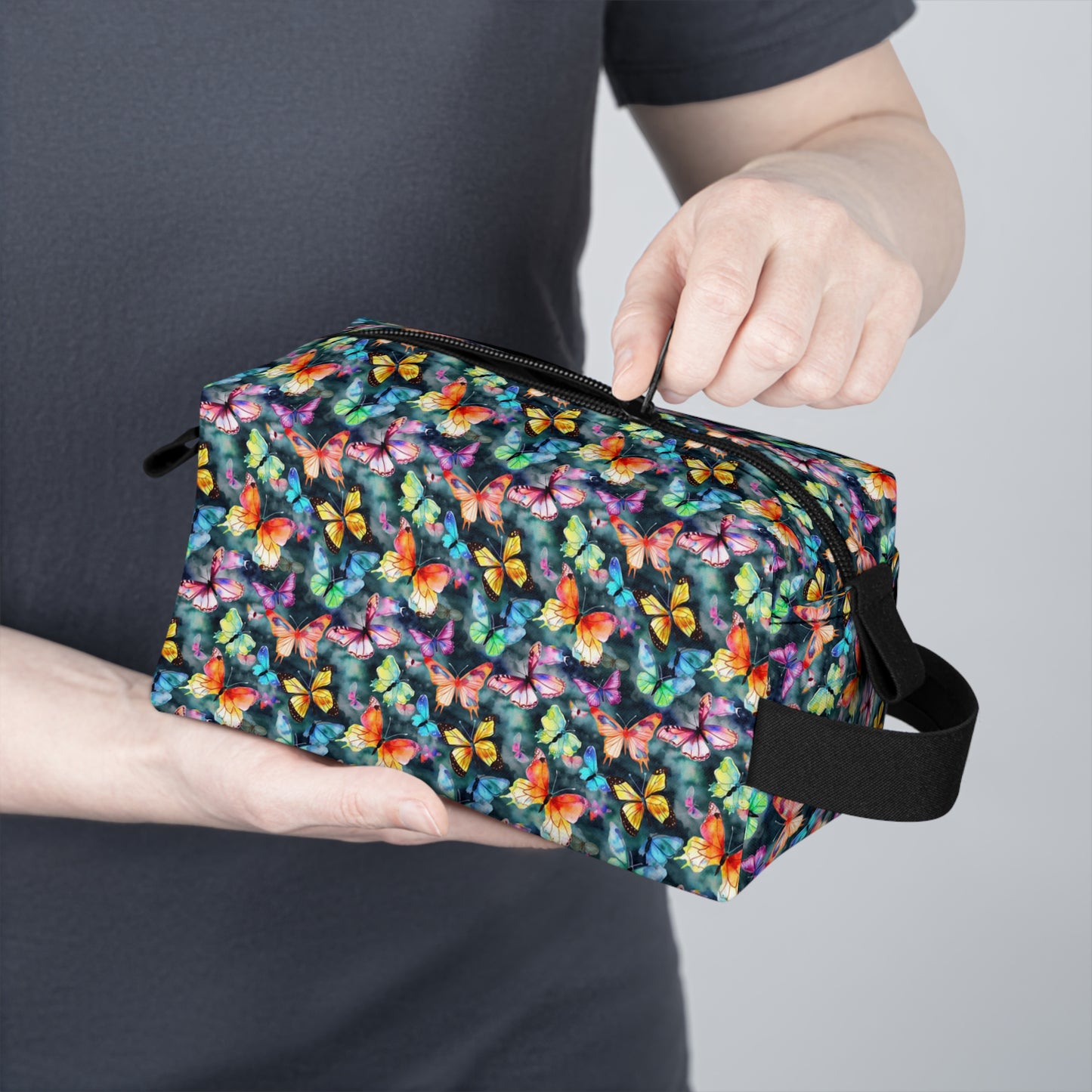 Butterfly Toiletry Bag | Durable & Water-Resistant Makeup Organizer | Perfect for Travel, Camping, College Dorms