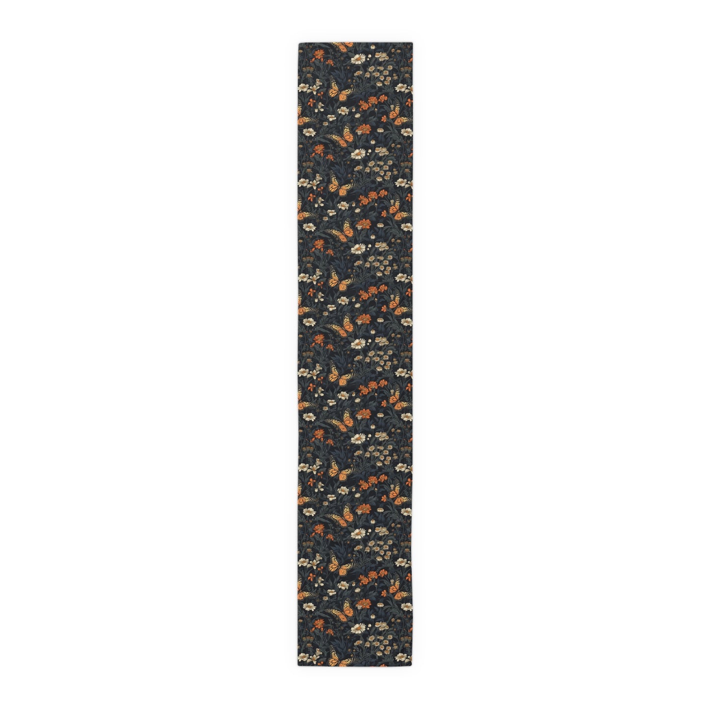 Butterfly Table Runner - Vibrant Patterns, Cotton Twill or Polyester - Perfect for Home Decor & Unique Gifts