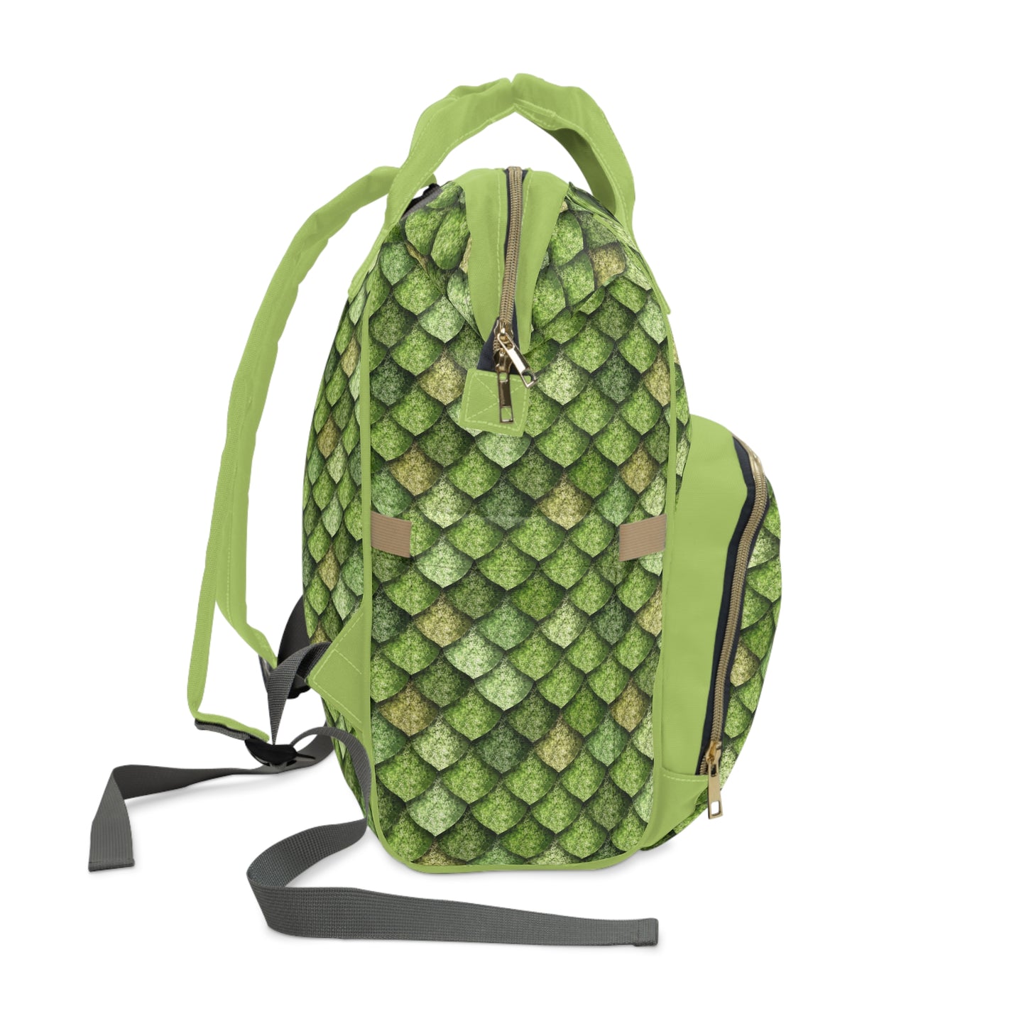 Dragon Scale Diaper Backpack - Durable & Magical Baby Bag with Shimmering Scale Patterns, Perfect for Fantasy-Loving Families