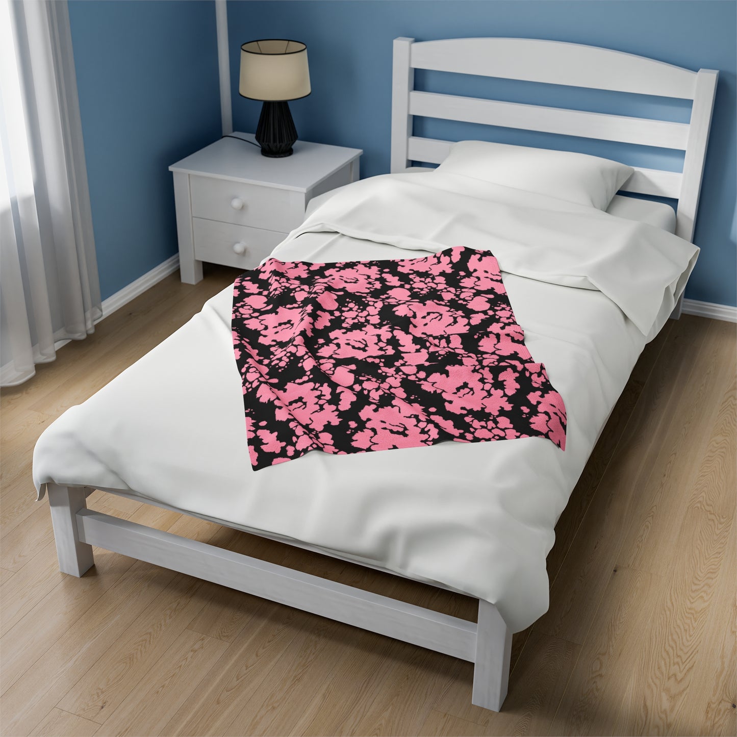 Cowhide Velveteen Plush Blanket | Soft, Rustic, Luxurious and Comforting | Available in Multiple Sizes