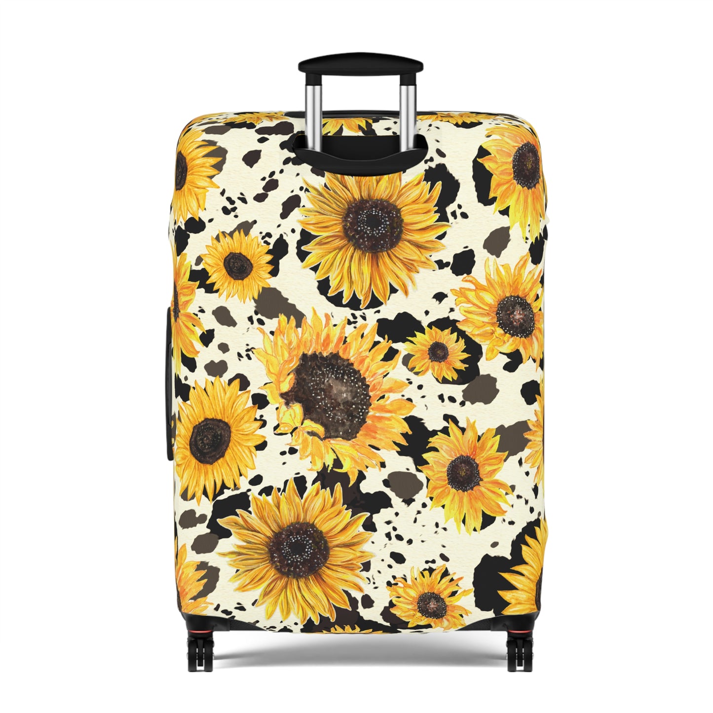 Cow Print Luggage Cover - Stylish Cow Print Suitcase Cover