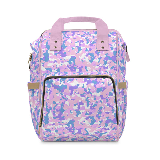 Camouflage Diaper Backpack - Durable Nylon Camo Baby Bag for Outdoorsy Parents, Spacious & Multifunctional Camo Diaper Backpack