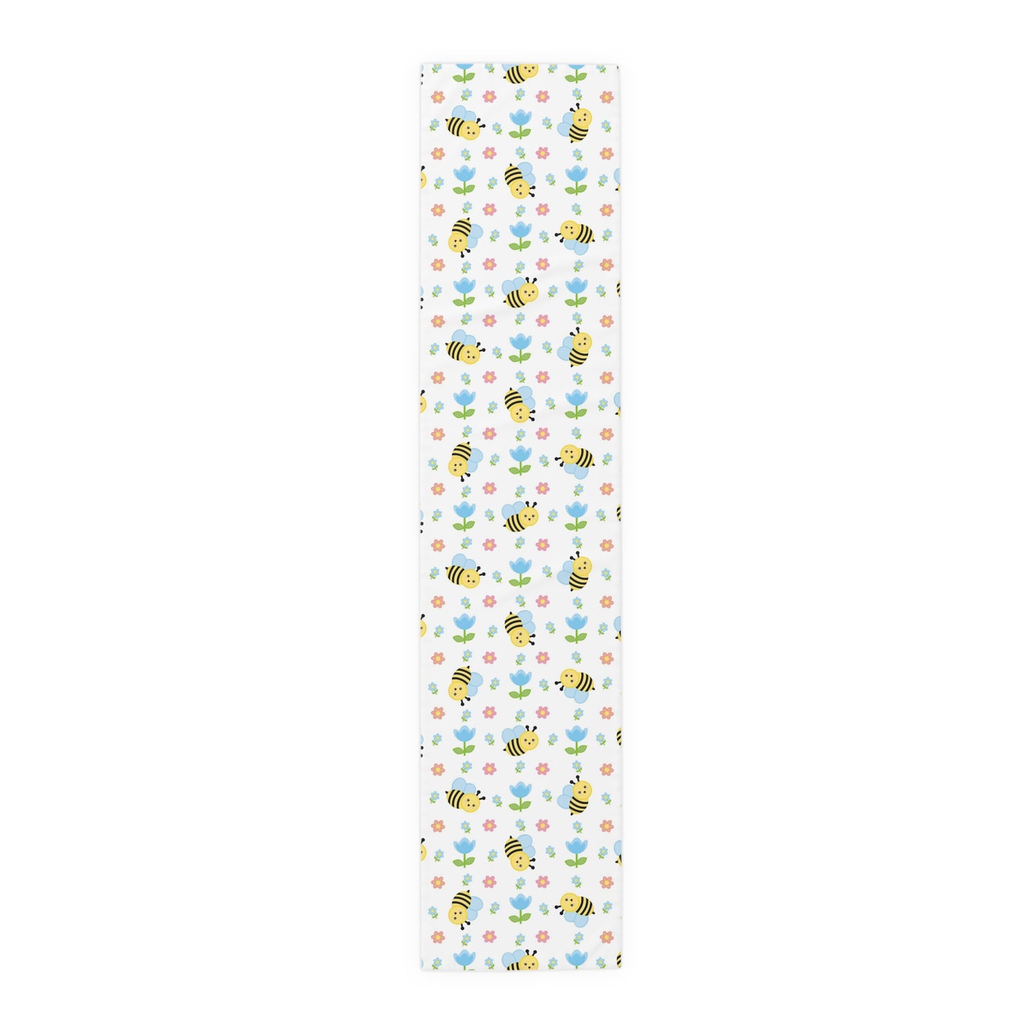 Honey Bee Print Table Runner - Buzzing with Charm - Perfect for Nature Lovers Homes