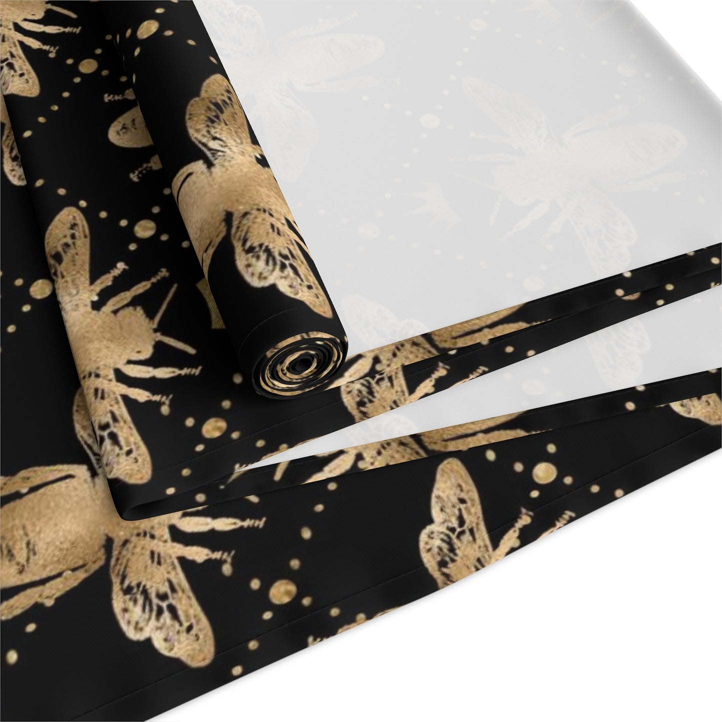 Honey Bee Print Table Runner - Buzzing with Charm - Perfect for Nature Lovers Homes