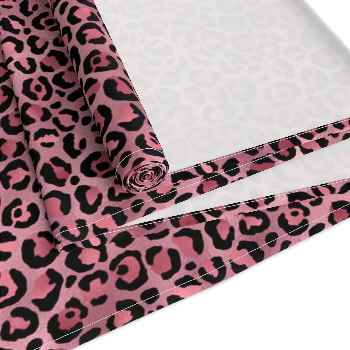 Leopard Print Table Runner - Bold Exotic Elegance, Cotton Twill or Polyester - Perfect for Safari & Glamorous Home Decor