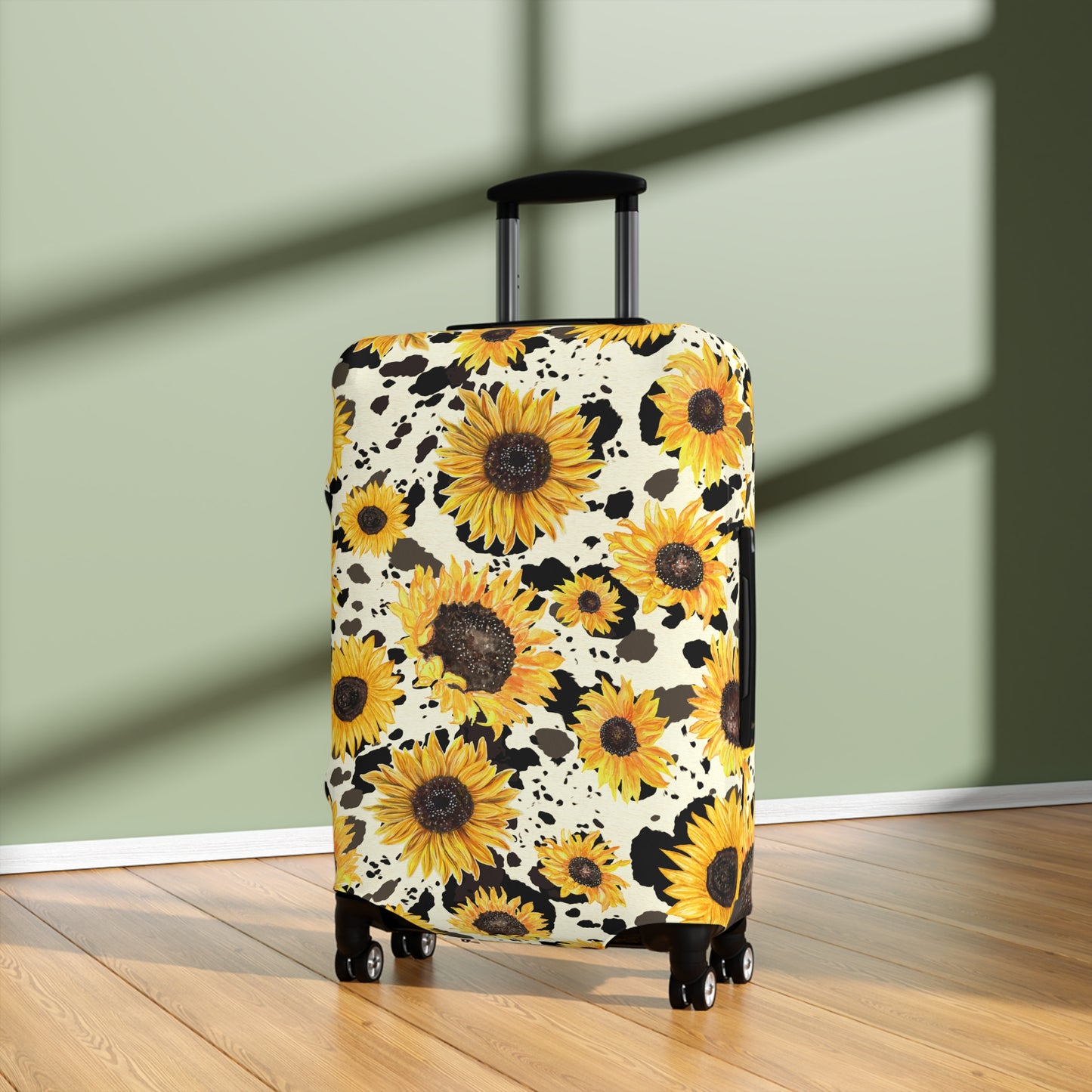 Cow Print Luggage Cover - Stylish Cow Print Suitcase Cover