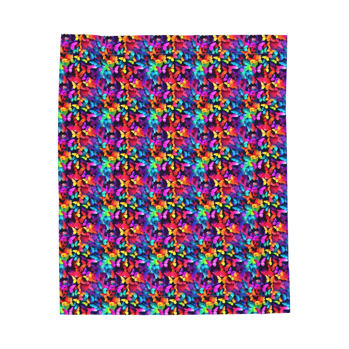 Butterfly Velveteen Plush Blanket | Soft, Luxurious, Enchanting, and Comforting | Available in Multiple Sizes