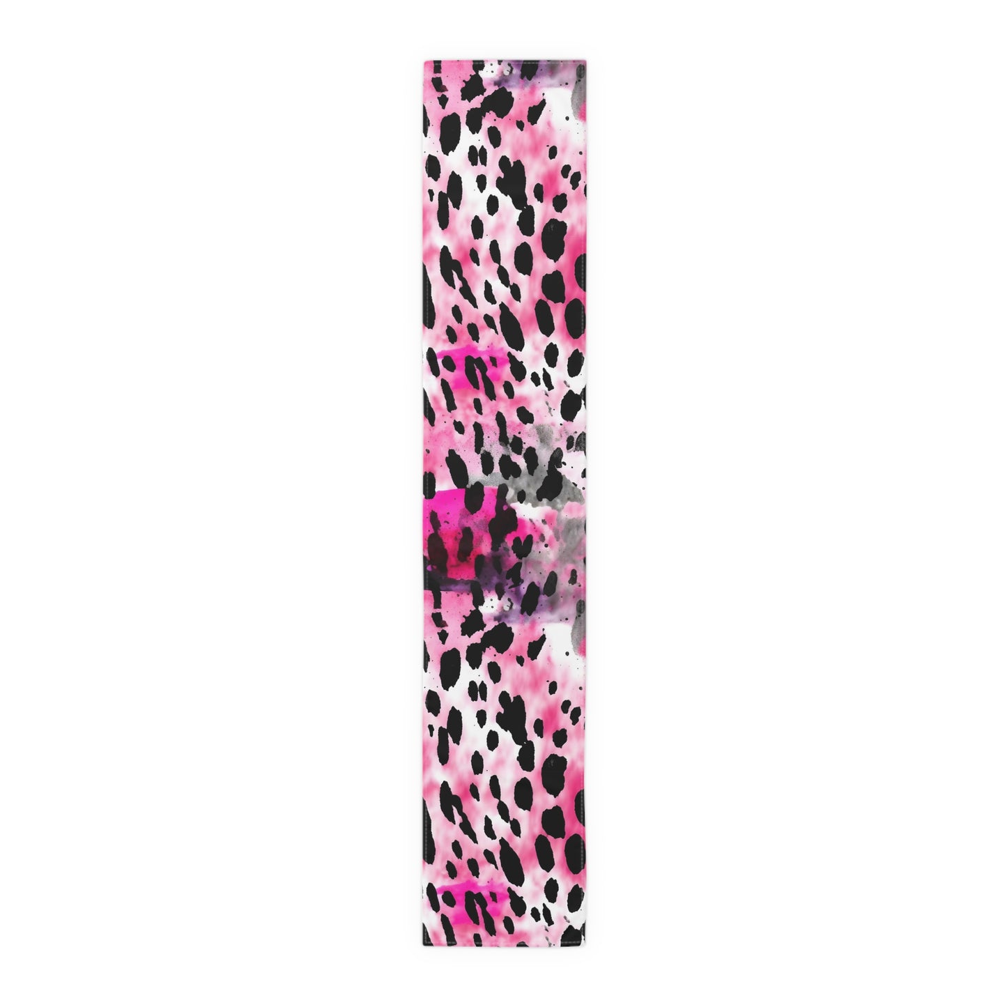 Cow Print Table Runner - Chic Farmhouse Style, Available in Cotton Twill or Polyester - Elevate Your Home Decor