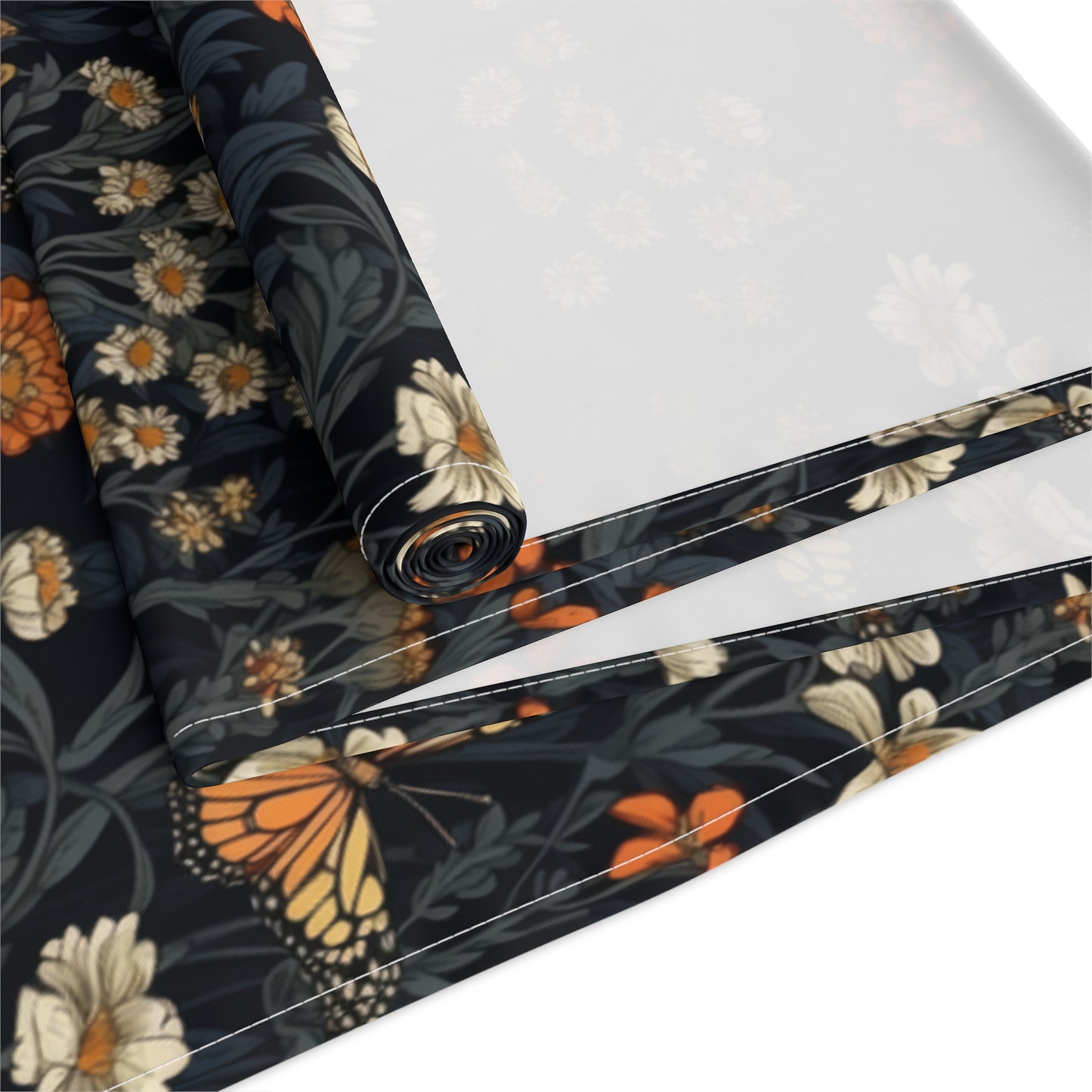 Butterfly Table Runner - Vibrant Patterns, Cotton Twill or Polyester - Perfect for Home Decor & Unique Gifts