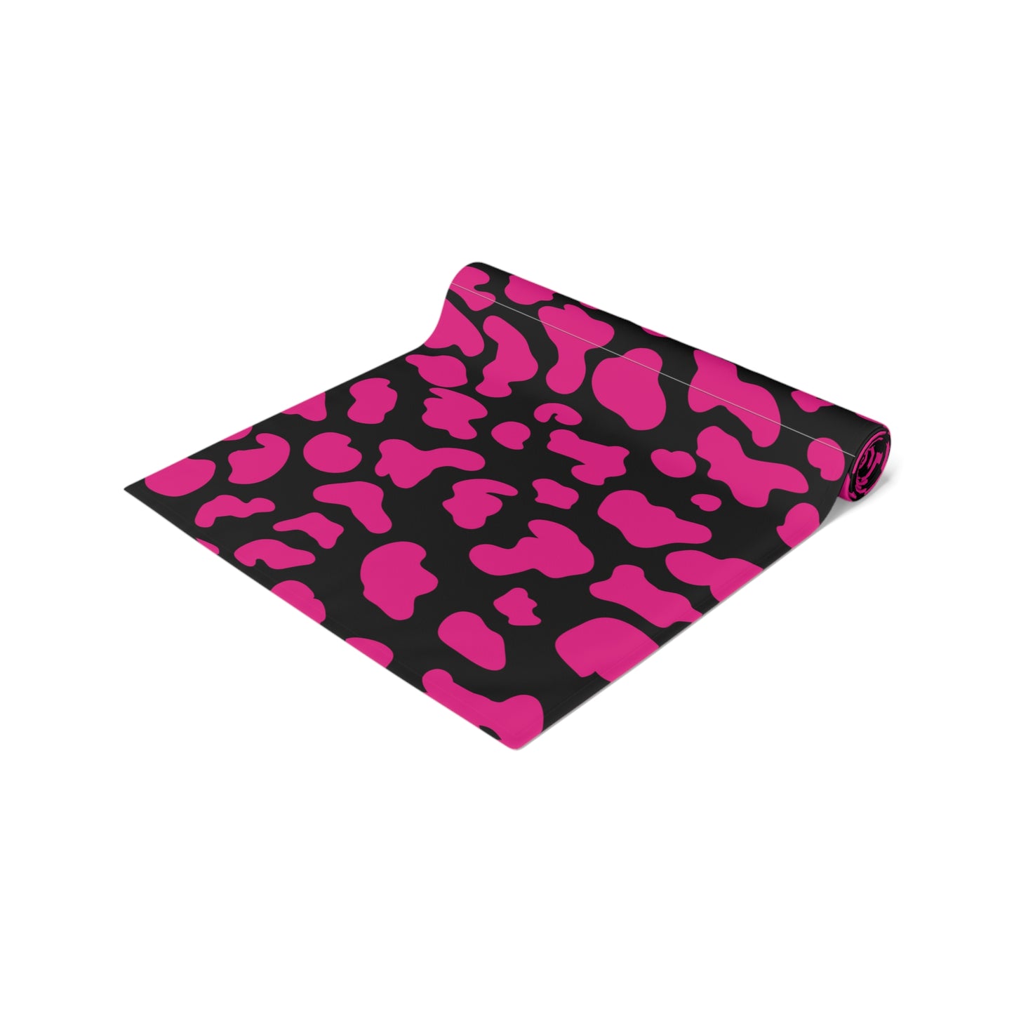 Cow Print Table Runner - Chic Farmhouse Style, Available in Cotton Twill or Polyester - Elevate Your Home Decor