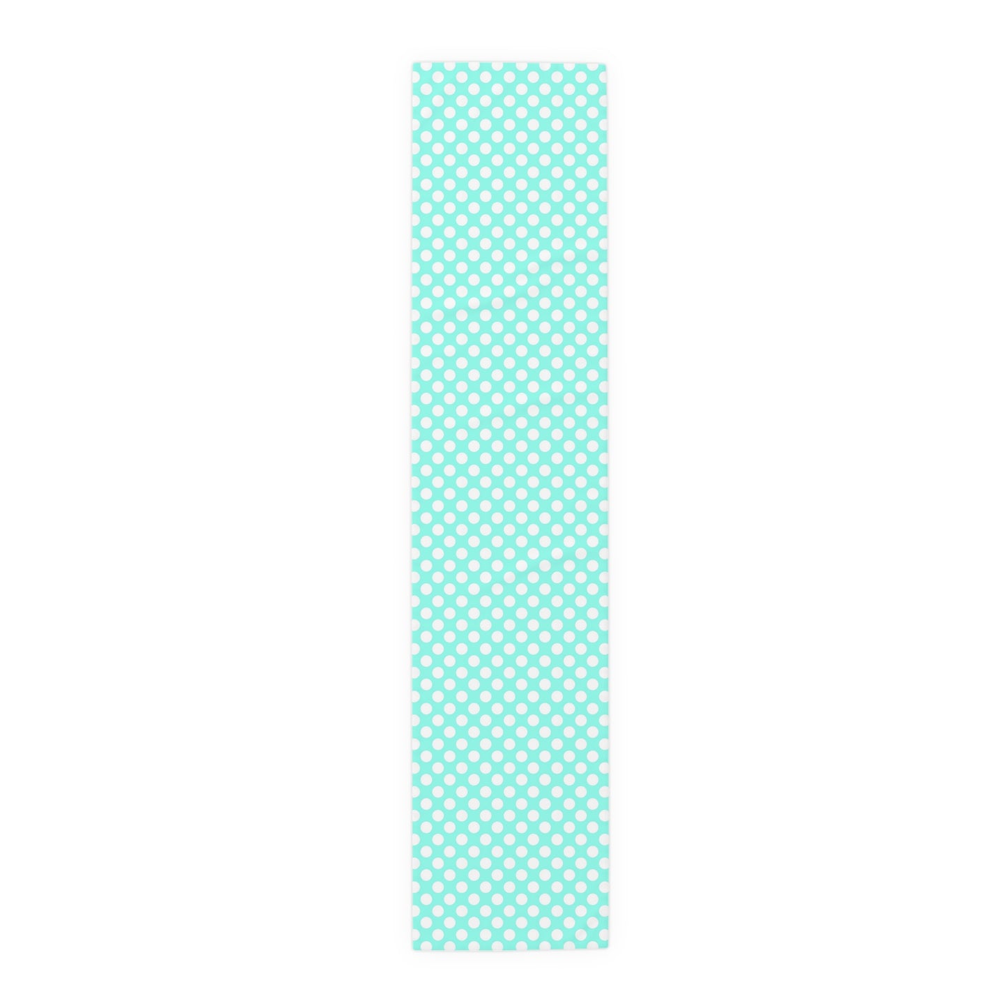 Pastel Polka Dot Table Runner - Soft Elegance, Cotton Twill or Polyester - Perfect for Playful & Light Home Decor