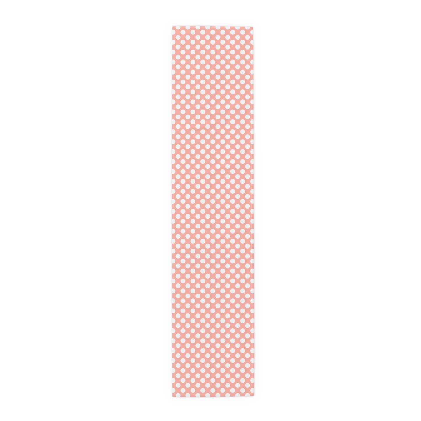 Pastel Polka Dot Table Runner - Soft Elegance, Cotton Twill or Polyester - Perfect for Playful & Light Home Decor