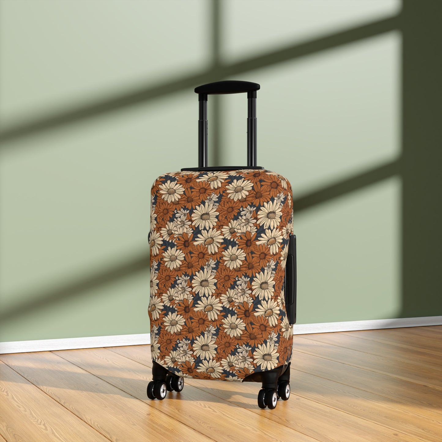 Daisy Luggage Cover - Daisy Floral Suitcase Protector