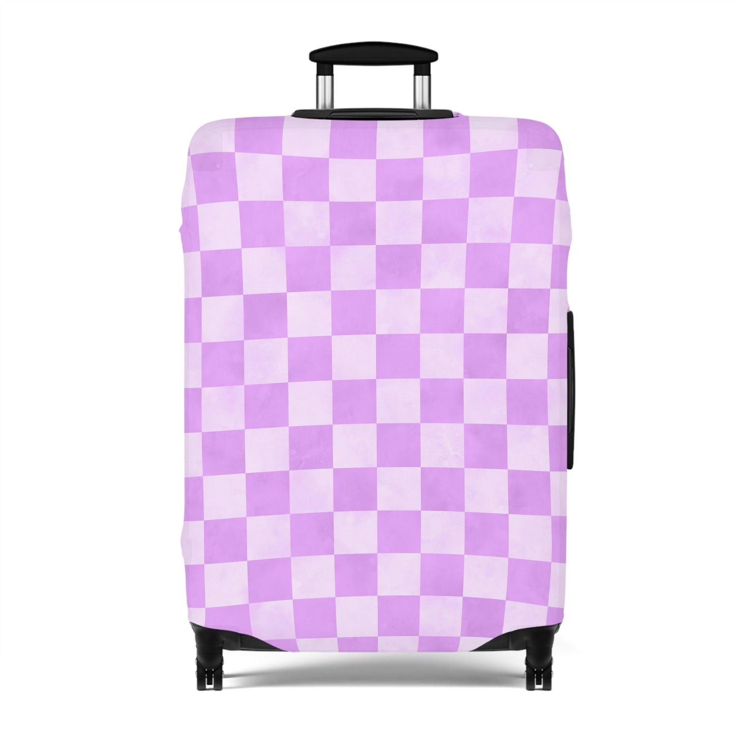 Pastel Checkers Luggage Cover - Checkers Suitcase Cover