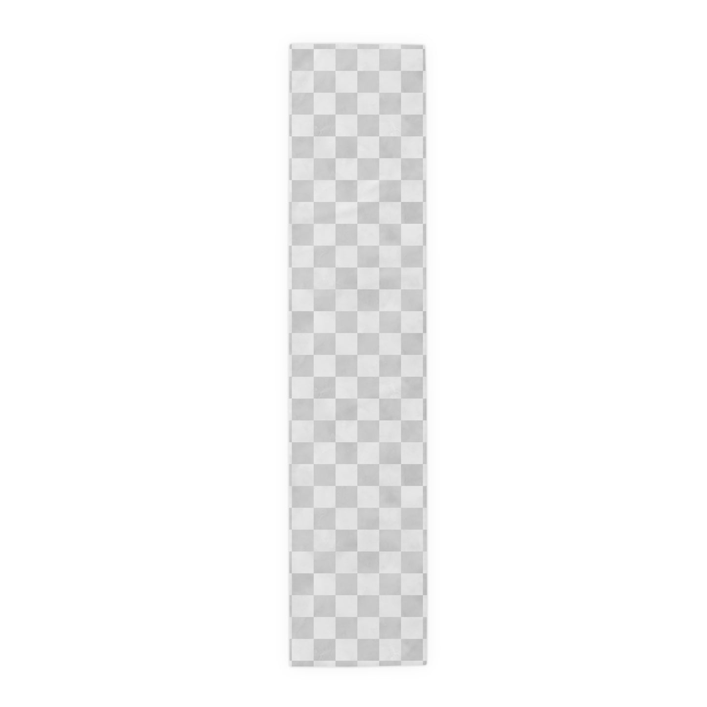 Pastel Checkered Table Runner - Soothing Playfulness, Cotton Twill or Polyester - Perfect for Refreshing & Modern Home Decor