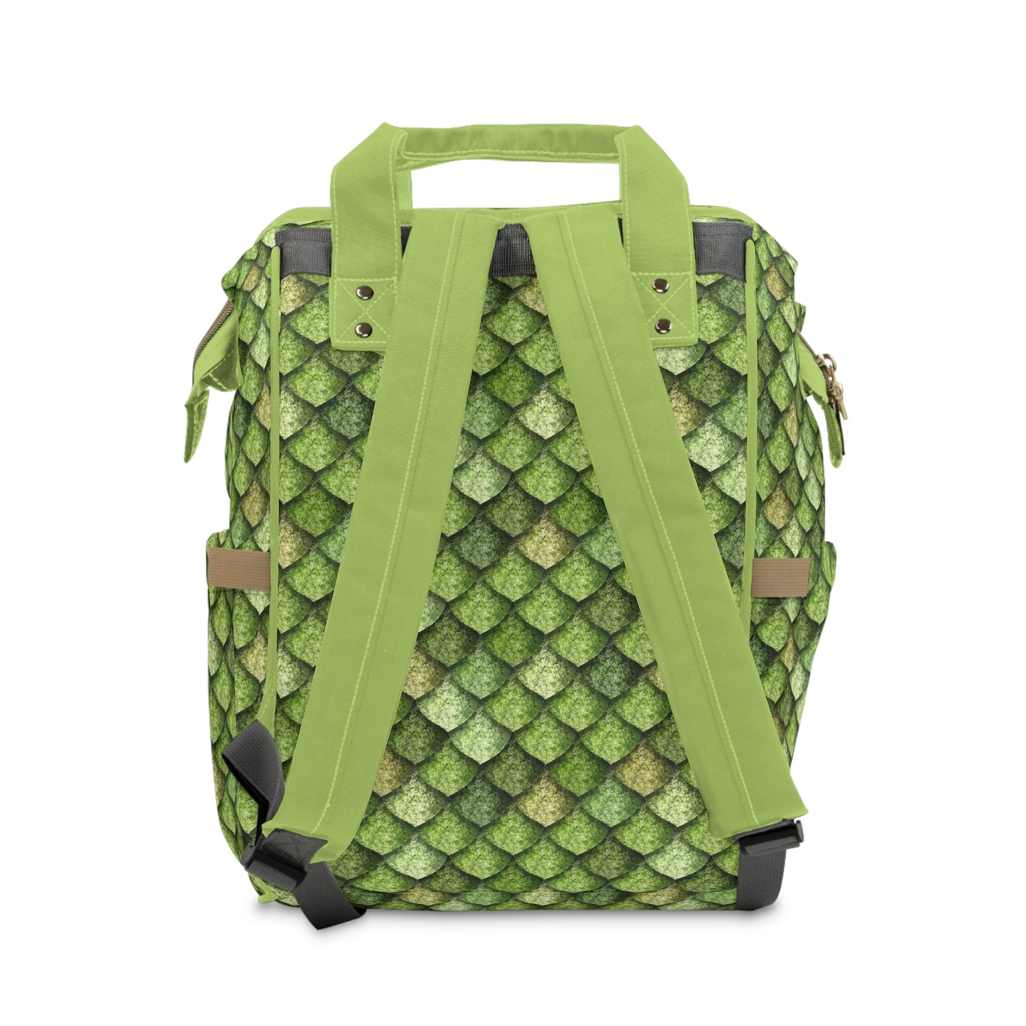 Dragon Scale Diaper Backpack - Durable & Magical Baby Bag with Shimmering Scale Patterns, Perfect for Fantasy-Loving Families