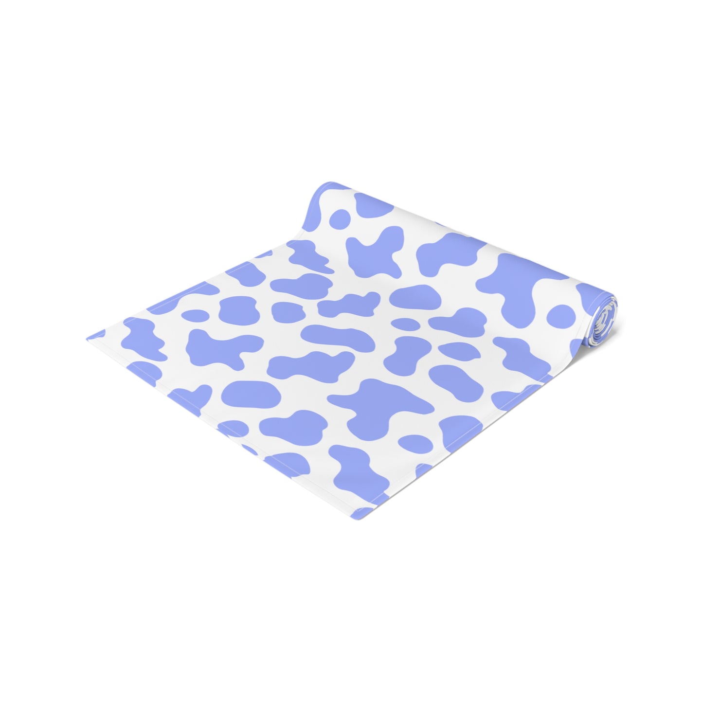 Cow Print Table Runner - Chic Farmhouse Style, Available in Cotton Twill or Polyester - Elevate Your Home Decor