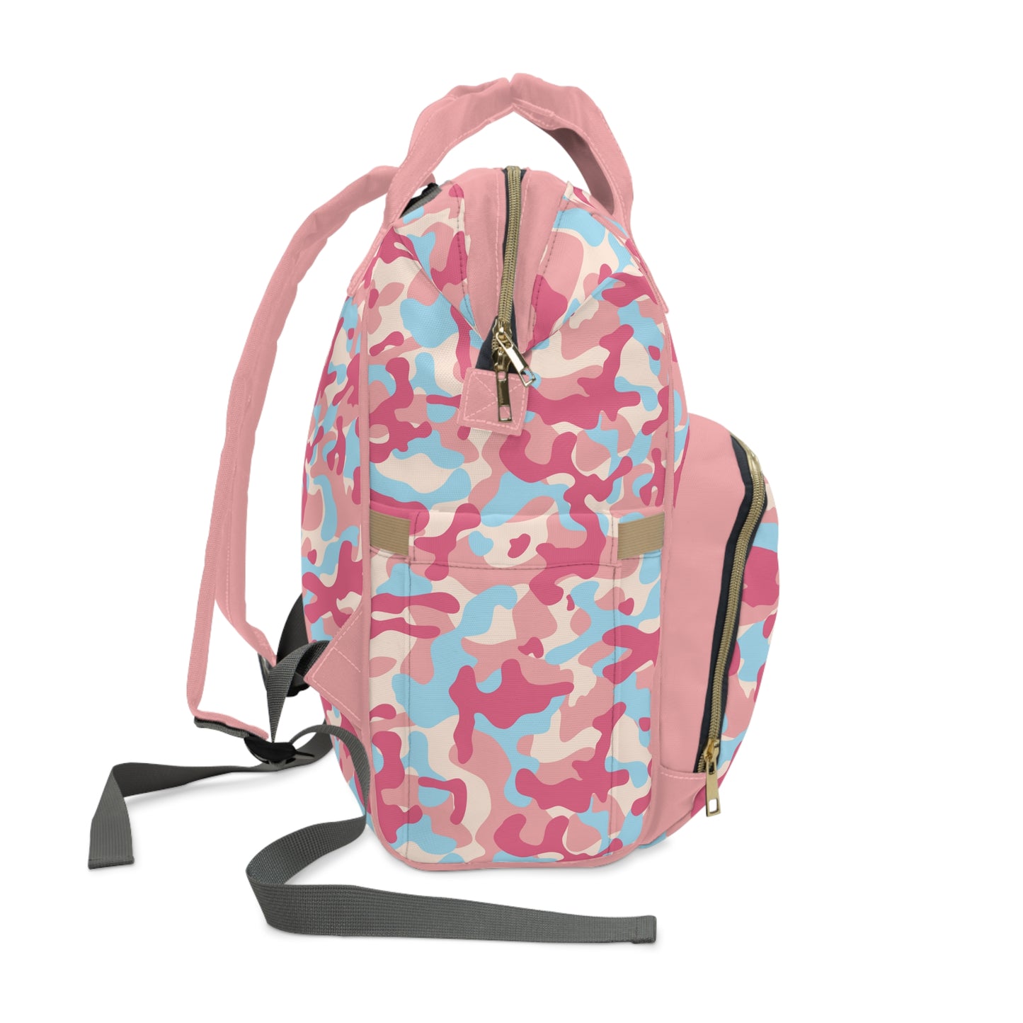 Camouflage Diaper Backpack - Durable Nylon Camo Baby Bag for Outdoorsy Parents, Spacious & Multifunctional Camo Diaper Backpack