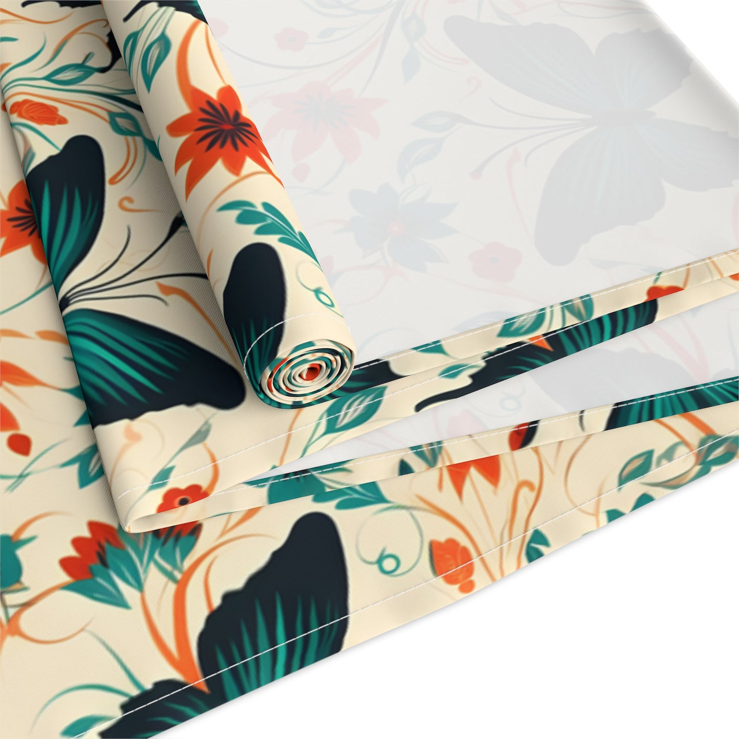 Butterfly Table Runner - Vibrant Patterns, Cotton Twill or Polyester - Perfect for Home Decor & Unique Gifts