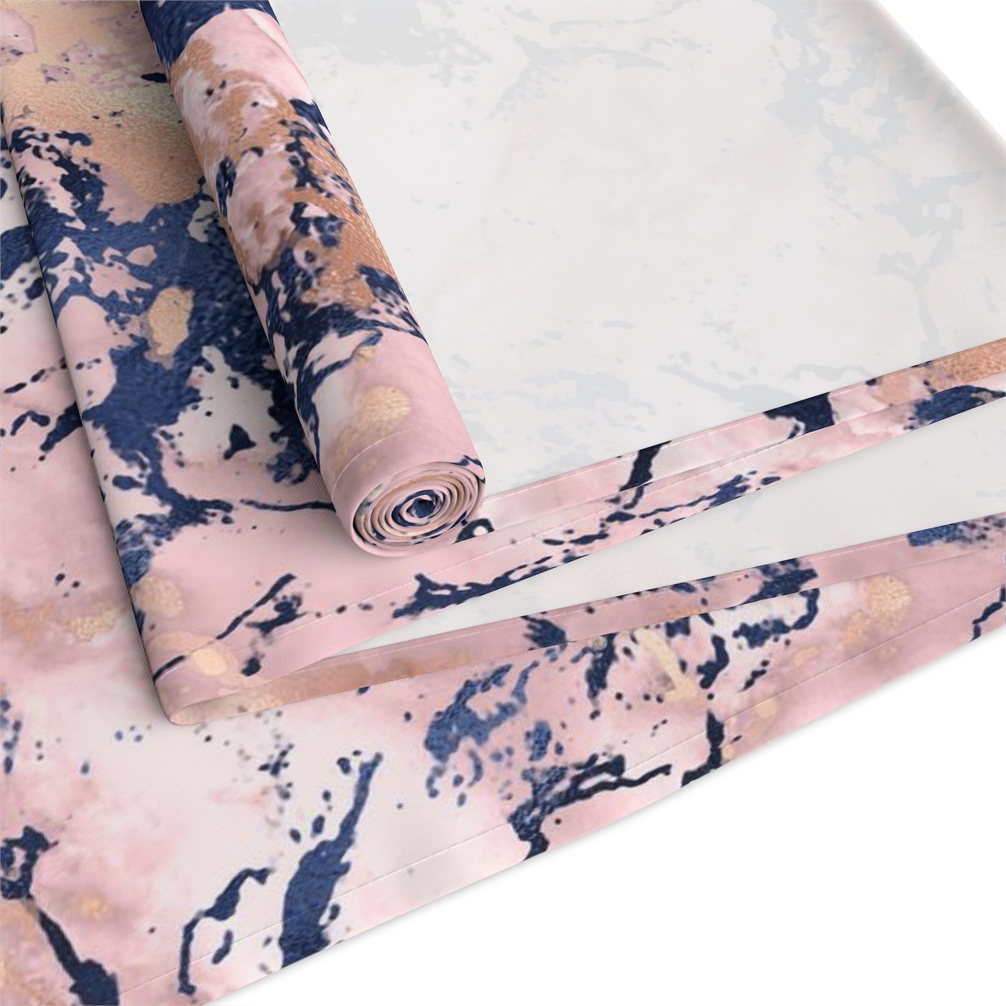 Marble Print Table Runner - Luxurious Elegance, Cotton Twill or Polyester - Perfect for Modern Home Decor