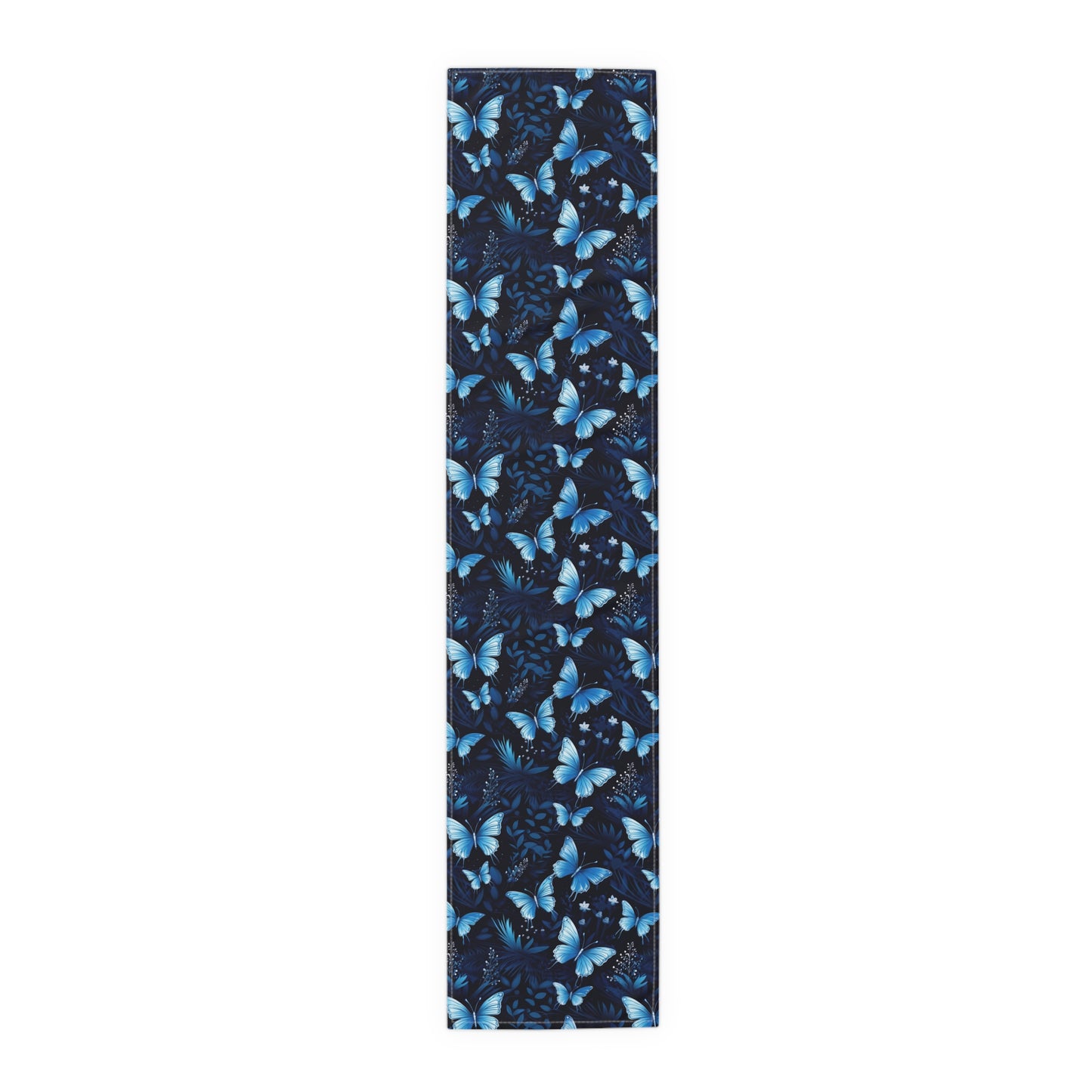 Butterfly Table Runner - Vibrant Patterns, Cotton Twill or Polyester - Perfect for Home Decor & Unique Gifts