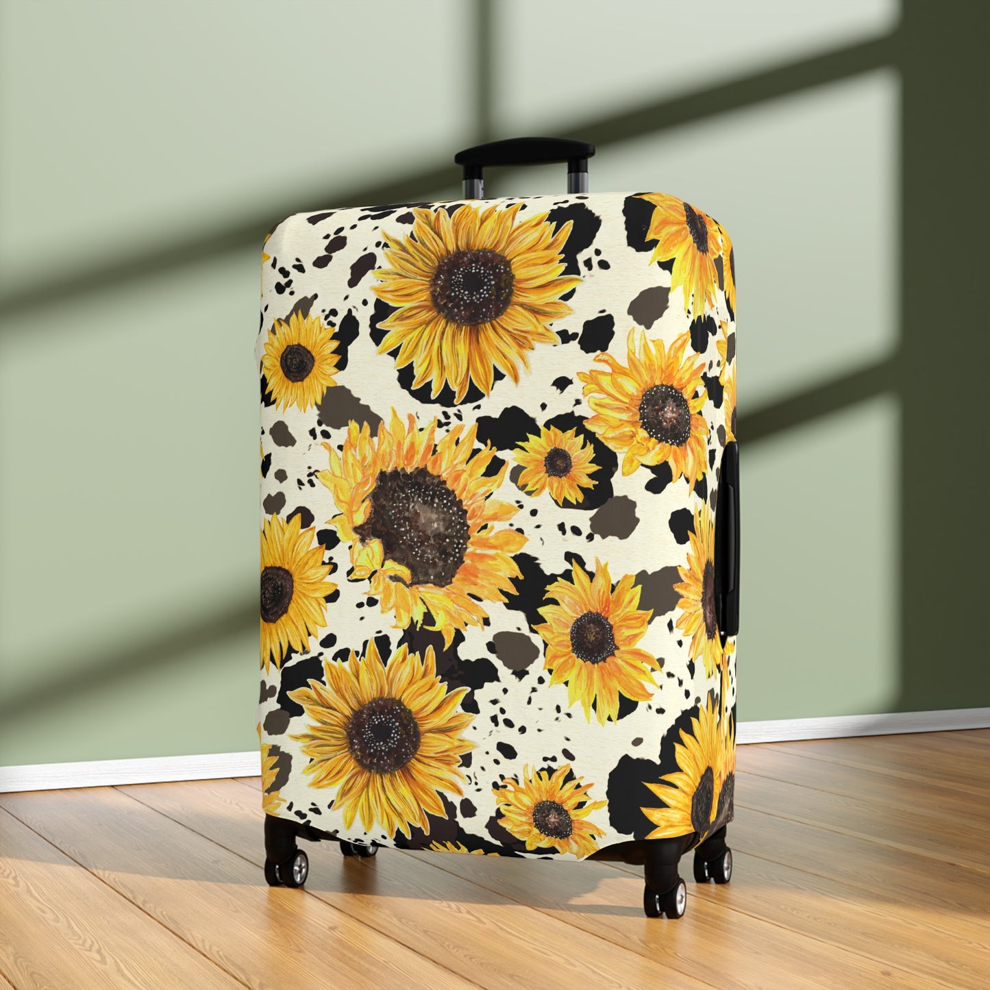 Cow Print Luggage Cover - Stylish Cow Print Suitcase Cover