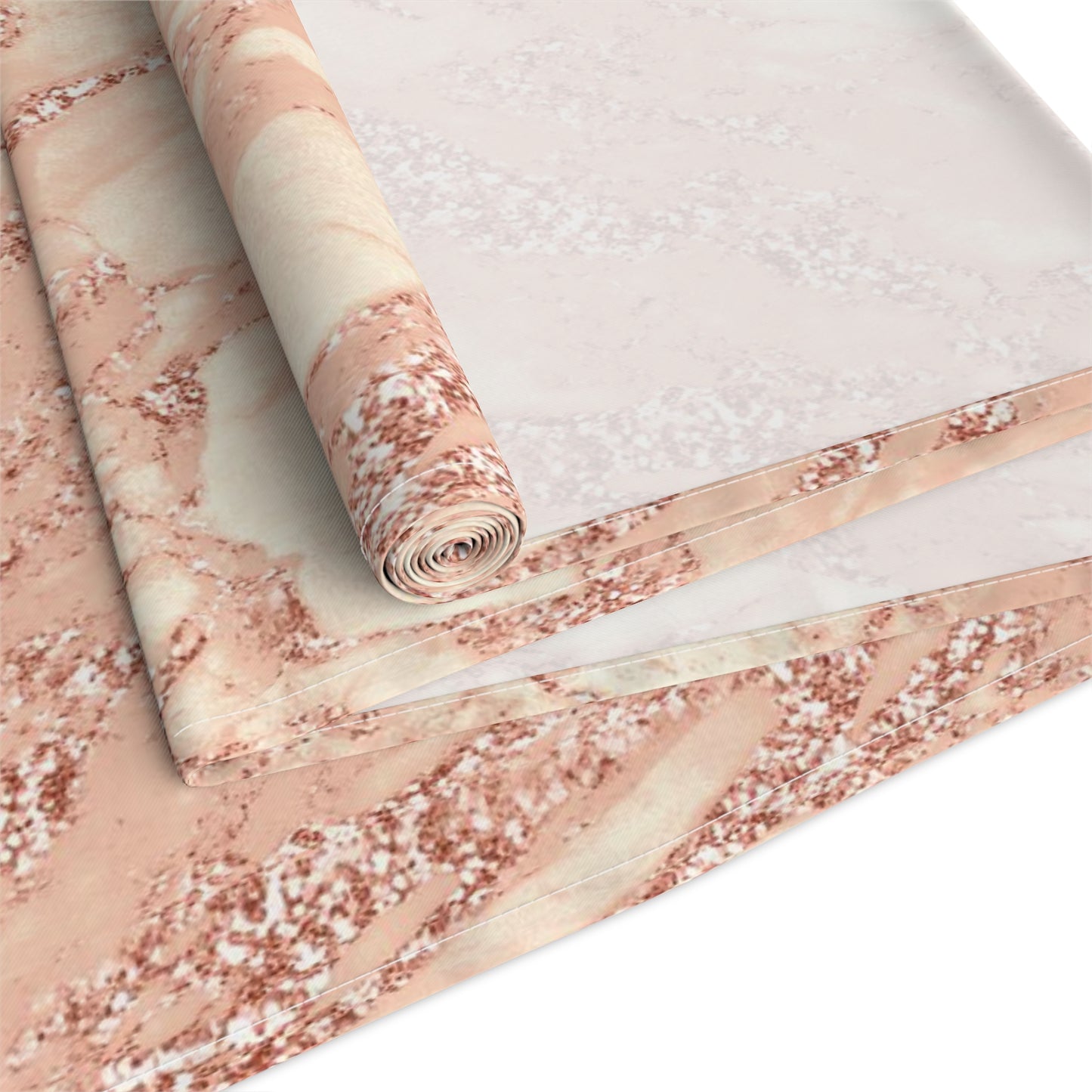 Marble Print Table Runner - Luxurious Elegance, Cotton Twill or Polyester - Perfect for Modern Home Decor