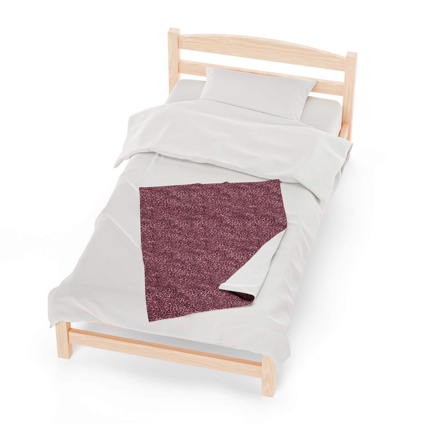 Leopard Velveteen Plush Blanket | Soft, Exotic, Luxurious and Comforting | Available in Multiple Sizes