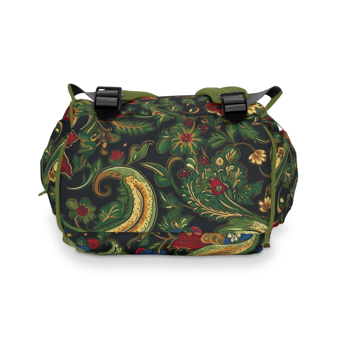 Chinoiserie Diaper Backpack - Elegant & Practical Baby Bag with Traditional Asian Motifs, Perfect for Stylish Parents